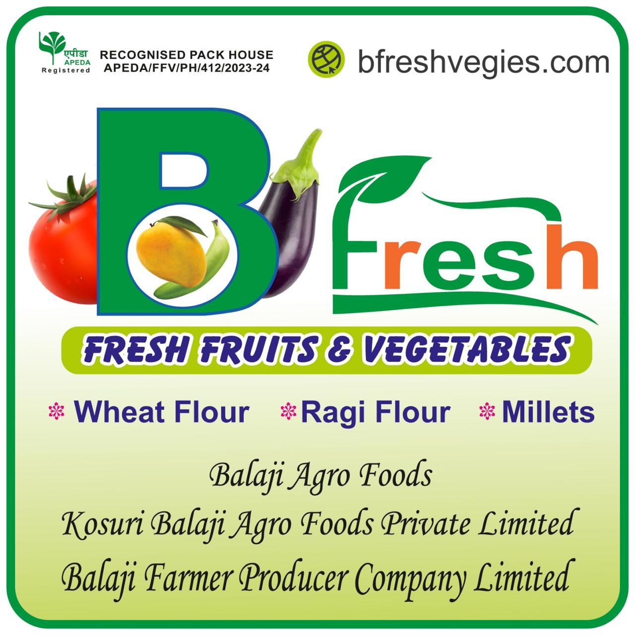 B Fresh farm operations showing fresh produce harvesting